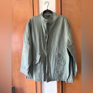 Light Olive Utility Jacket